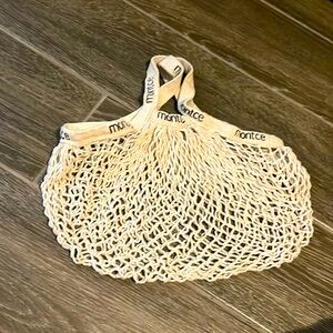 Montce cream beach bag